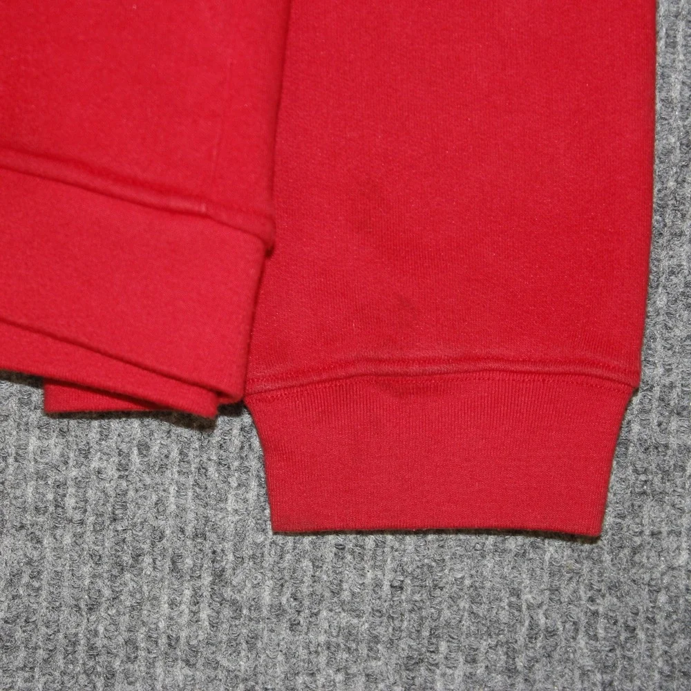 VTG AND1 Kids Red Zip Up Hoodie‎ Basketball Size XL 18 20 Y2K Streetwear Flawed